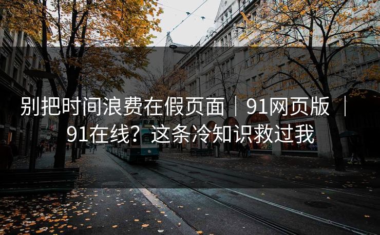 别把时间浪费在假页面｜91网页版 ｜ 91在线？这条冷知识救过我